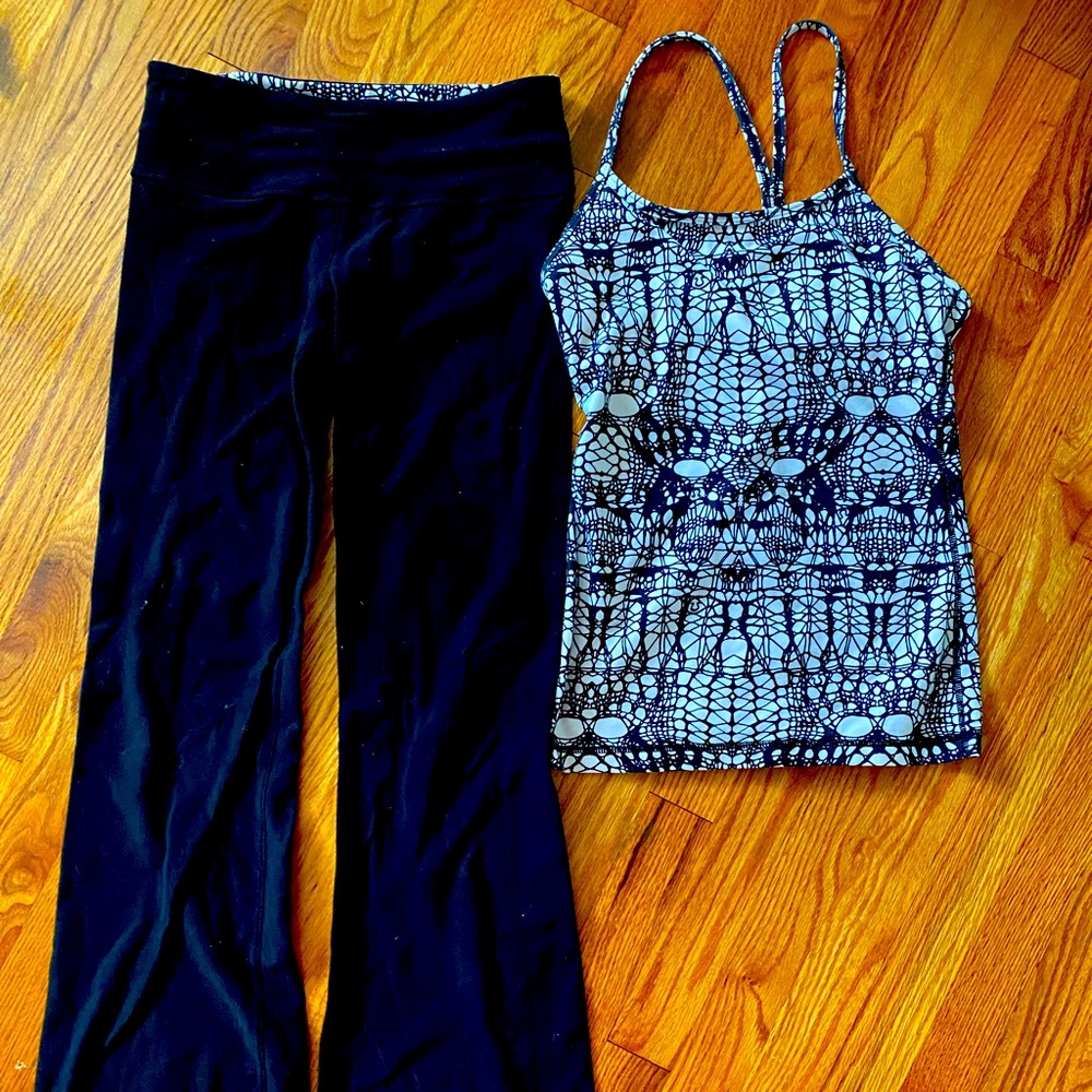 Lululemon pants and top